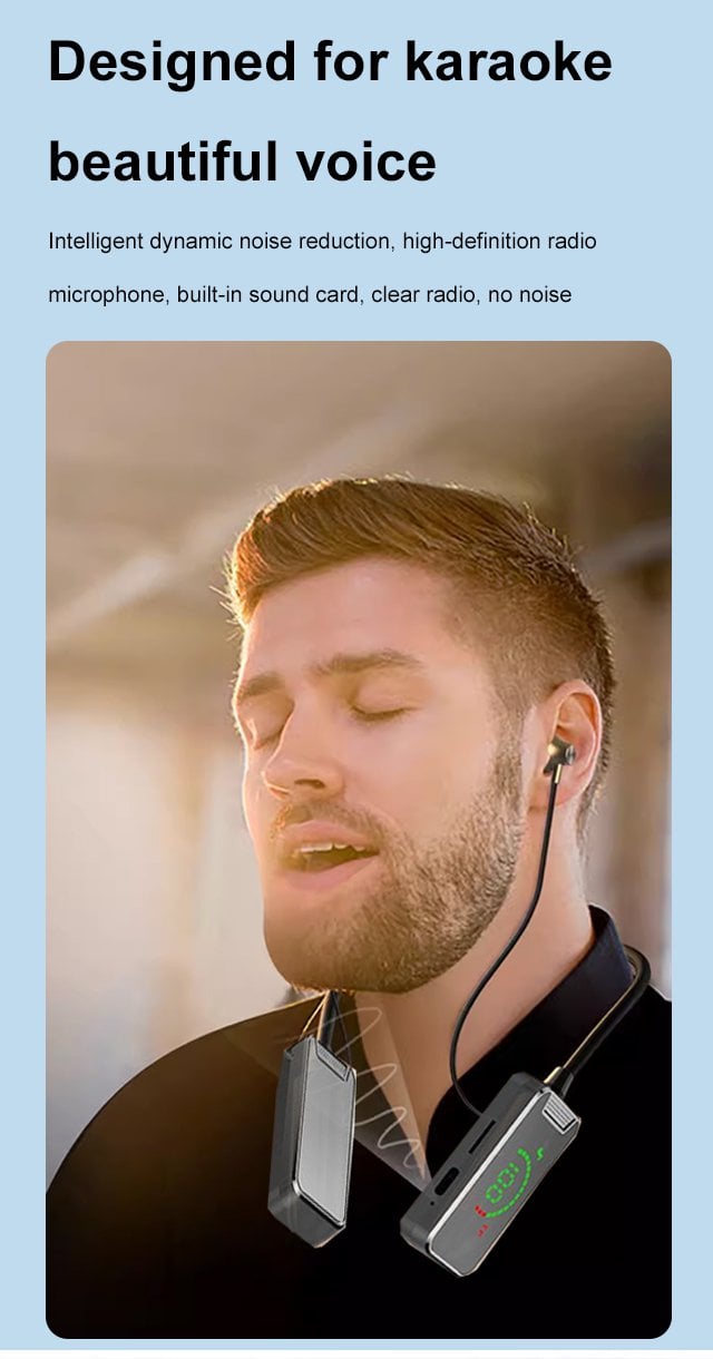 Wireless Sound Card Live Broadcasting and Audio Editing Earphones