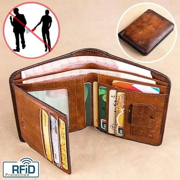RFID🔒Genuine Leather Wallet for Men💰
