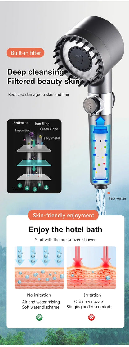 Massage And Skin Beauty Multifunctional Shower