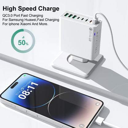 🎁8 in 1 Waterproof Ports USB Fast Charger