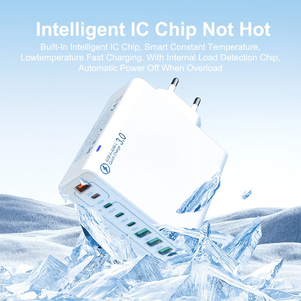 🎁8 in 1 Waterproof Ports USB Fast Charger