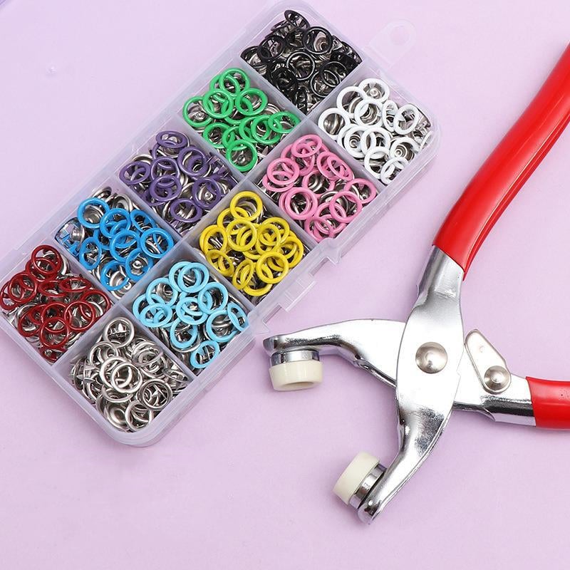 Metal Snaps Buttons with Fastener Pliers