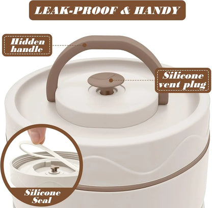 Portable insulated lunch box