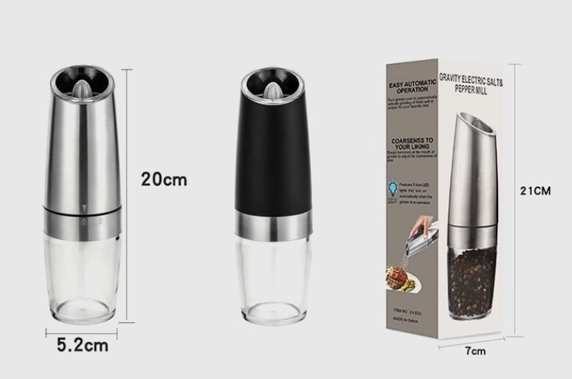 🔥Automatic Electric Gravity Induction Salt & Pepper Grinder