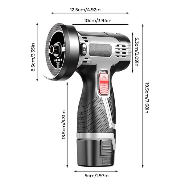 16.8v High Performance Electric Angle Grinder