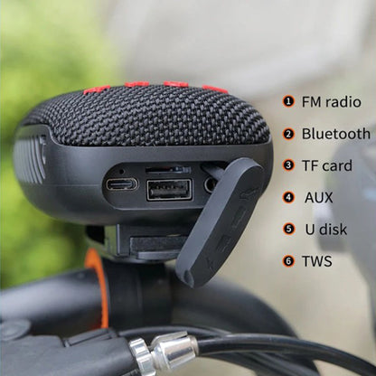 🔥Last Day 50% OFF🔥Waterproof Bicycle Bluetooth Speaker with Mounting Bracket