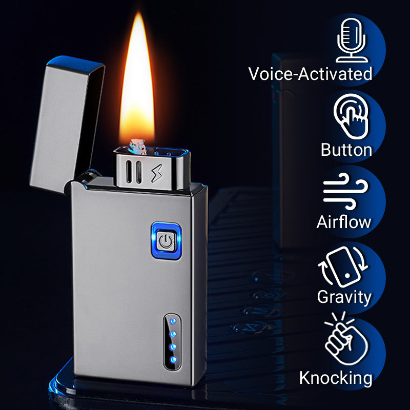 Rechargeable induction kerosene lighter with indicator