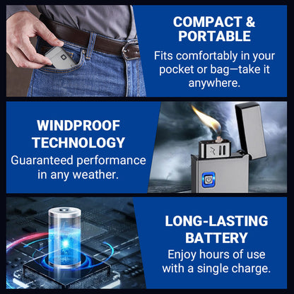 Rechargeable induction kerosene lighter with indicator