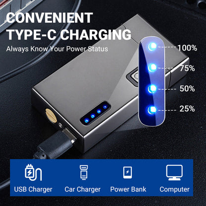 Rechargeable induction kerosene lighter with indicator