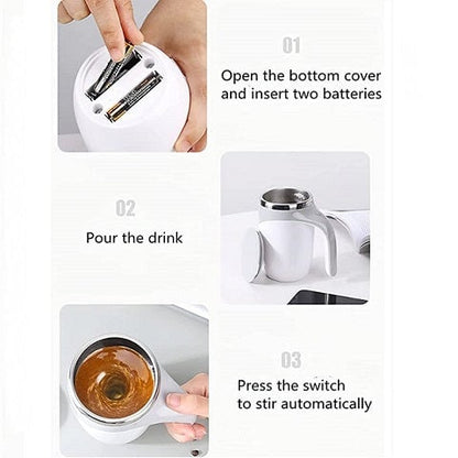 Self-Stirring Coffee Mug