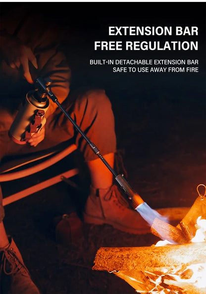 Adjustable Long-Reach Camping Torch & Fire Starter Kit