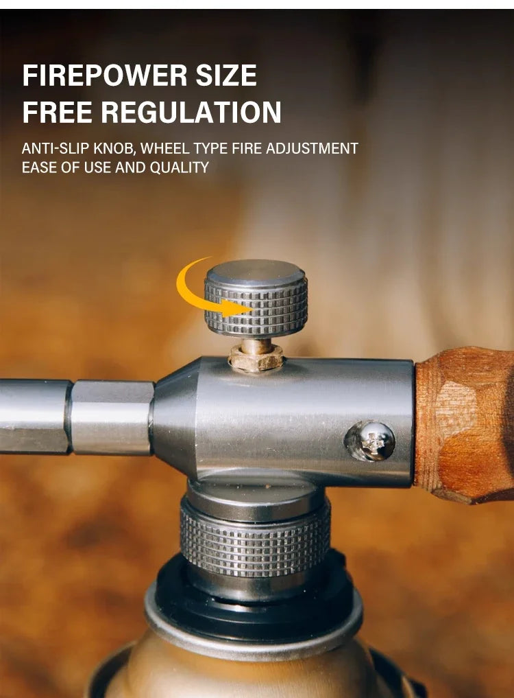 Adjustable Long-Reach Camping Torch & Fire Starter Kit