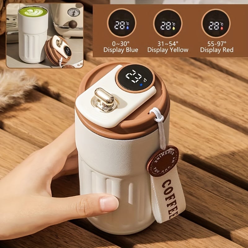 🔥Led Temperature Display Coffee Mug Stainless Steel Thermos