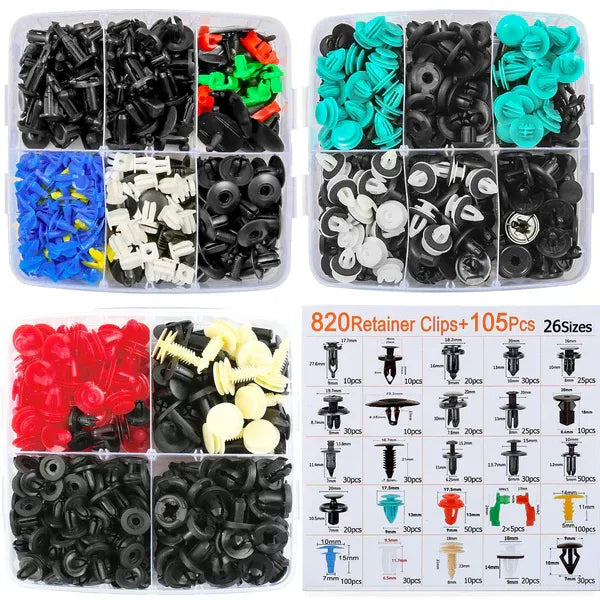 925pcs Car Retainer Clips & Fastener Remover