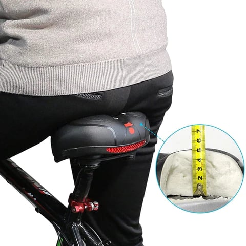 Extra Wide Comfort Bicycle Saddle
