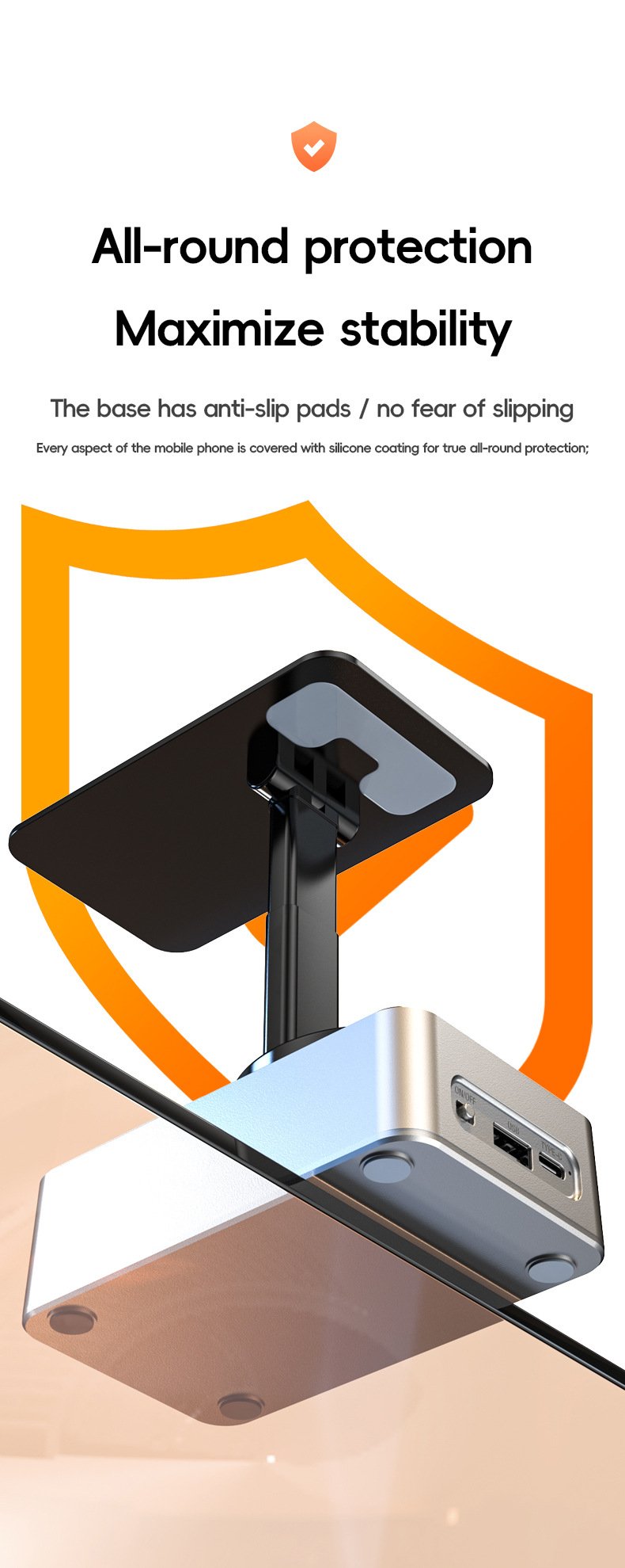 Bluetooth audio power bank bracket