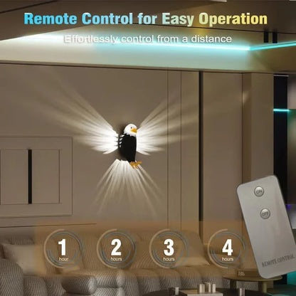 Bald Eagle Wall Light