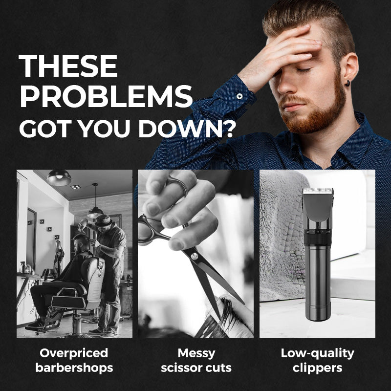 Professional Hair Cutting Machine Grooming Trimmer for Men Finishing Haircut Cordless Clipper Electric Shaver Beard