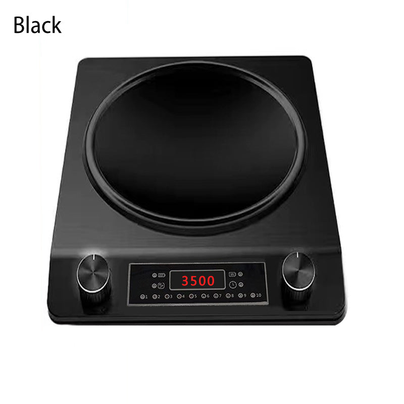 3500-watt induction hob, 10 temperature settings