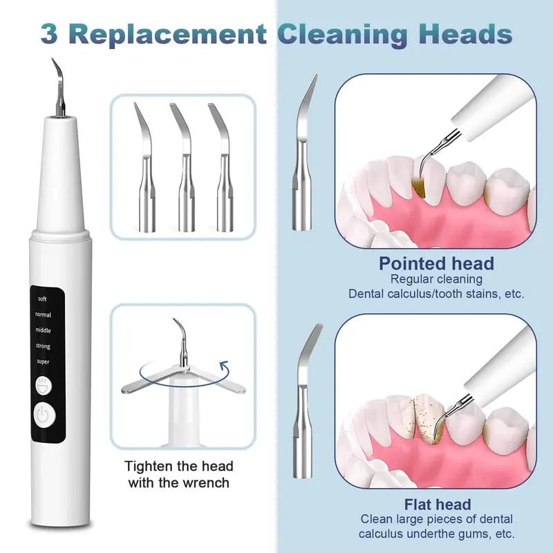 Electric Toothbrush - 🦷 Effectively removes plaque, tartar and stains Prevents cavities, bad breath and gum disease For home use