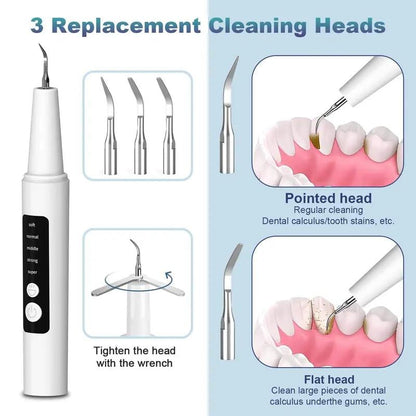 Electric Toothbrush - 🦷 Effectively removes plaque, tartar and stains Prevents cavities, bad breath and gum disease For home use