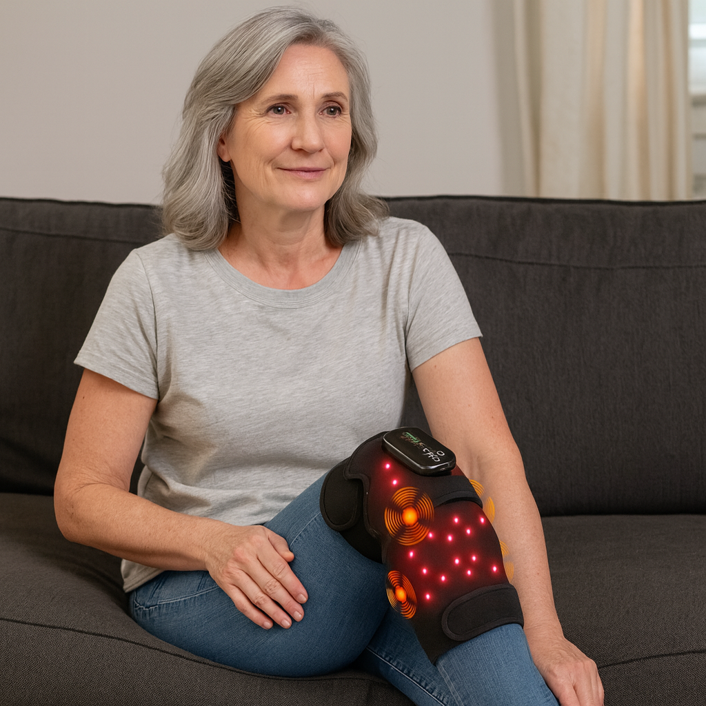 Knee Brace with Red Light & Infrared Therapy