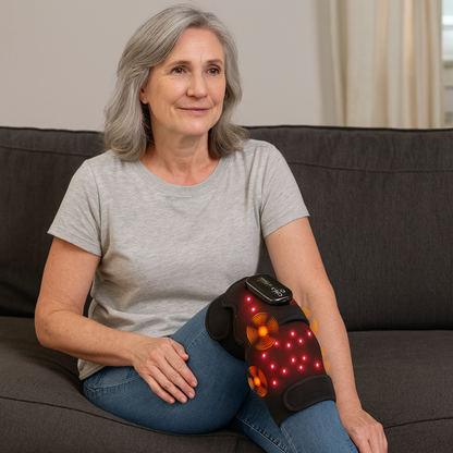 Knee Brace with Red Light & Infrared Therapy