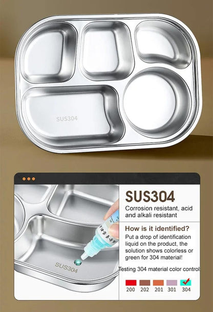 Microwaveable Stainless Steel Insulated Bento Box