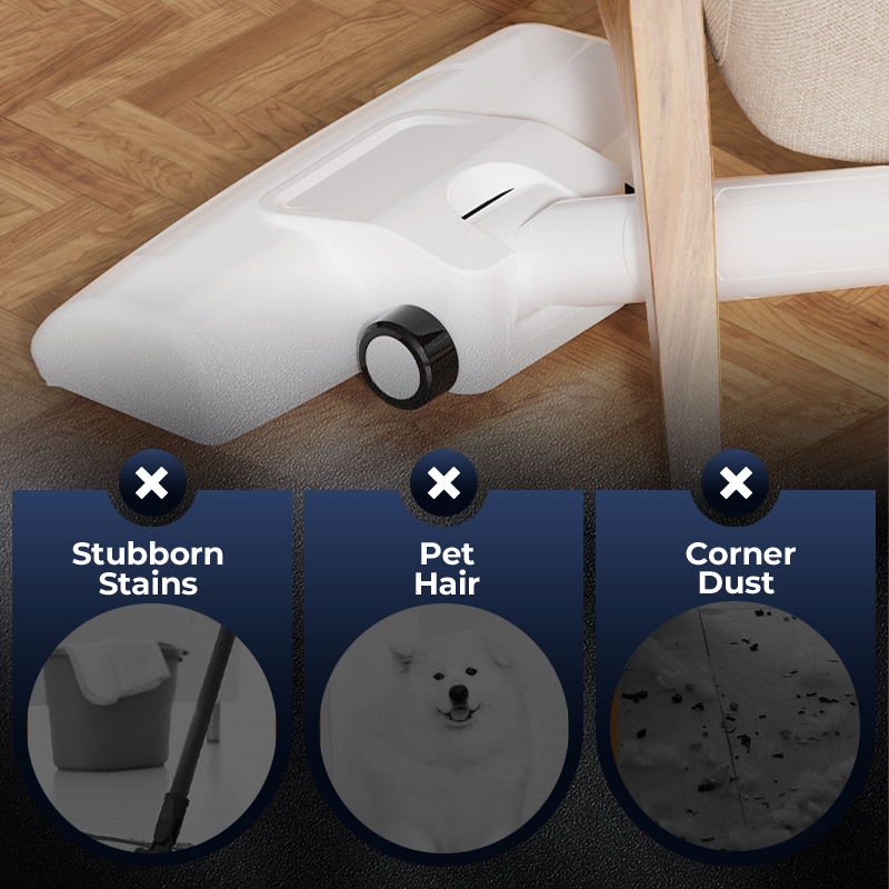 Powerful cordless 2-in-1 vacuum cleaner