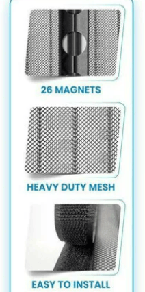 🔥Magnetic Screen Door 2pcs