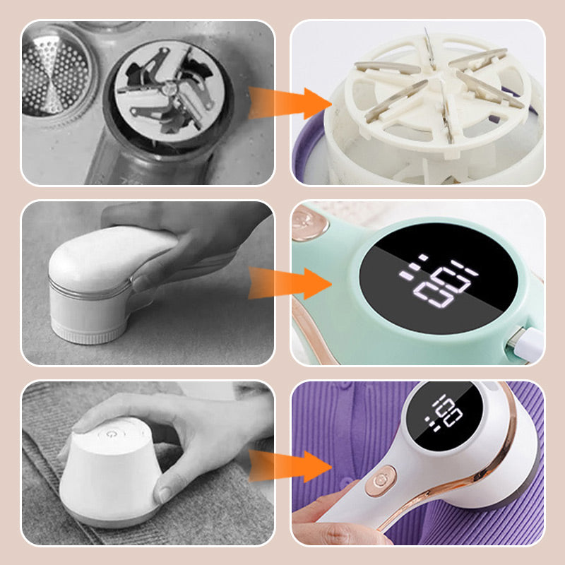 Digital Display Fabric Lint Remover