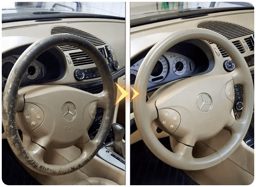 Multi-functional polishing cleaner