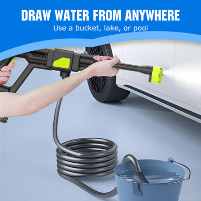 High-pressure water gun for car washing