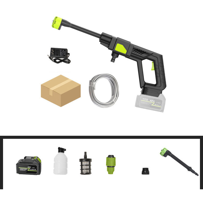 High-pressure water gun for car washing