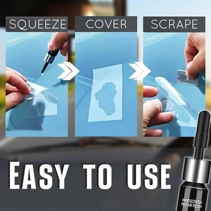 Car glass window liquid nano repair kit