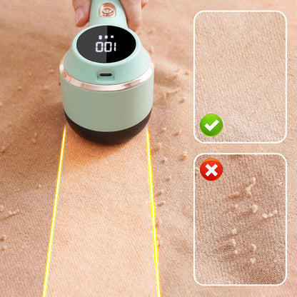 Fuzz removing machine