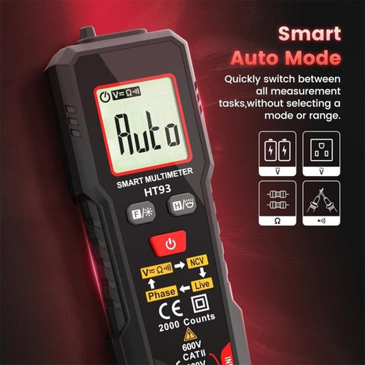Smart Multimeter Digital TRMS 2000 Counts