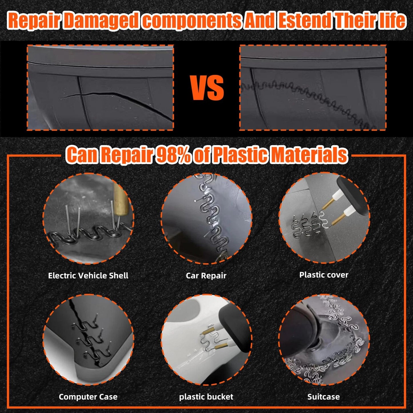 Cordless Plastic Welder Kit