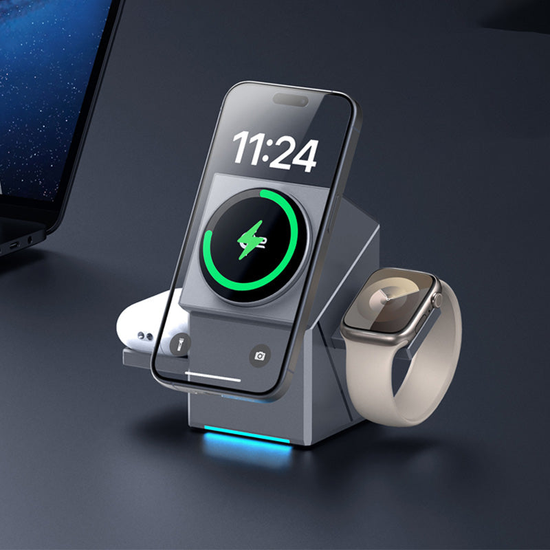 Foldable Magnetic Wireless Charging Station📱🔋