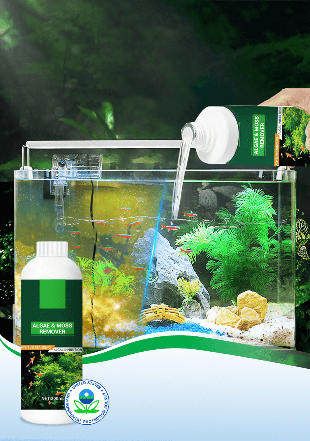 2-IN-1 Efficient Algae Remover
