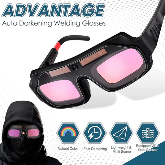 Solar Auto-Darkening Welding Goggles