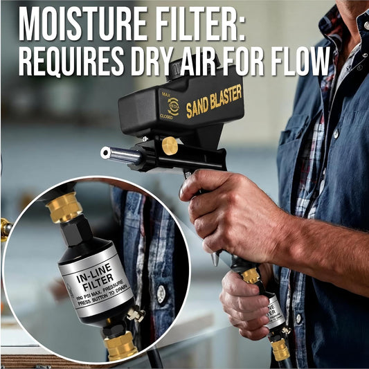 Duty Pneumatic Sandblaster Kit
