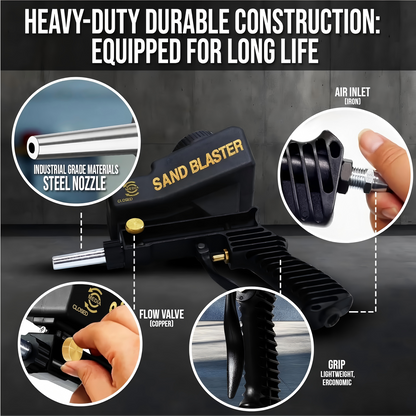 Duty Pneumatic Sandblaster Kit