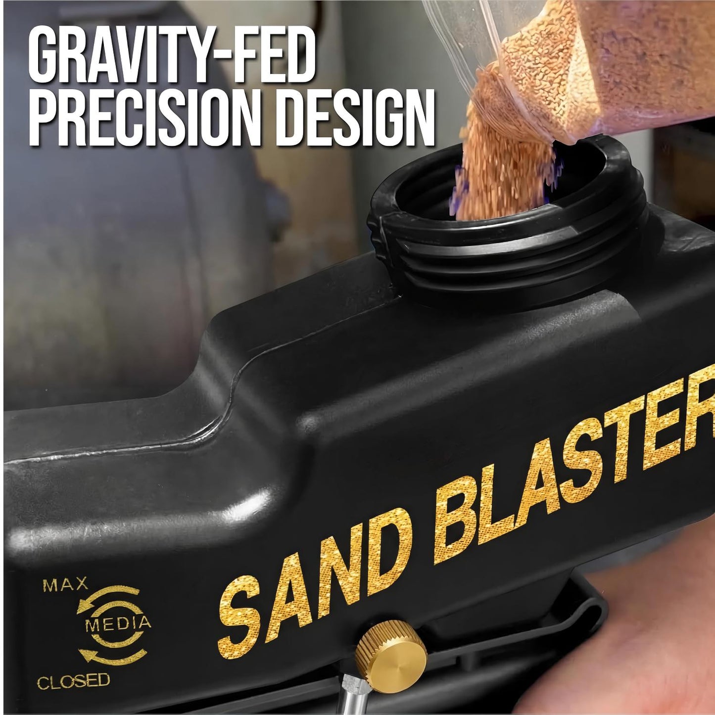 Duty Pneumatic Sandblaster Kit