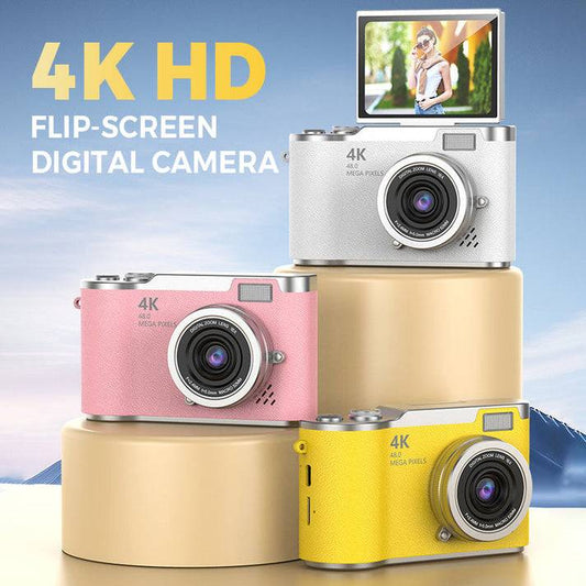 🔥4K HD Flip-Screen Digital Camera