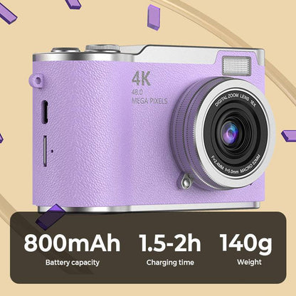 🔥4K HD Flip-Screen Digital Camera