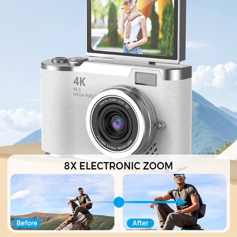🔥4K HD Flip-Screen Digital Camera