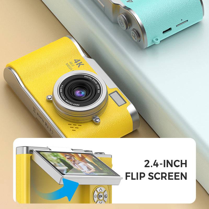 🔥4K HD Flip-Screen Digital Camera