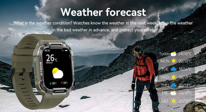 Rugged rugged sports smartwatch