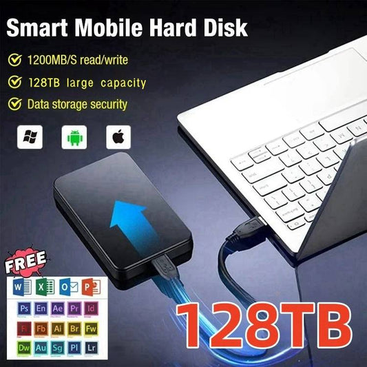 128TB Portable External SSD USB3.1 Gen2